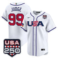Team USA World Baseball Classic 250America Patch Vapor Premier Jersey - 2026 Roster - All Stitched