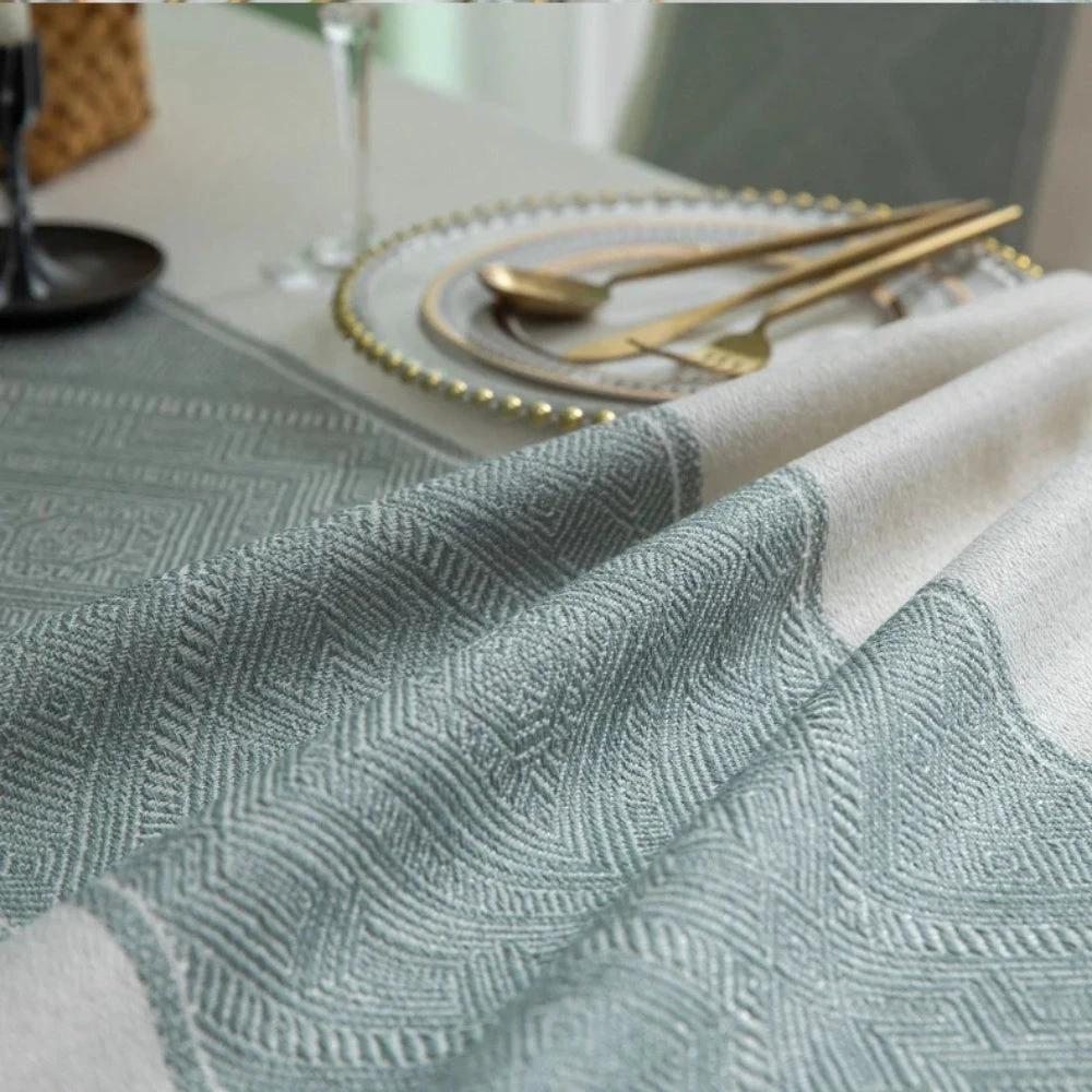 Glisstra Geometric Tassel Tablecloth