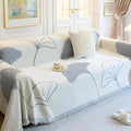 Pastoral Style Ginkgo Leaf Sofa Cover
