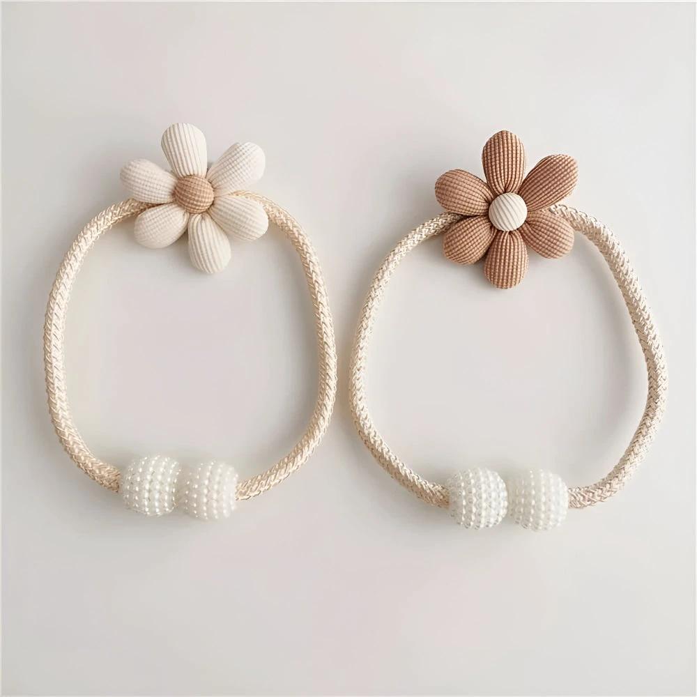 Whimsical Flower Curtain Tie Back