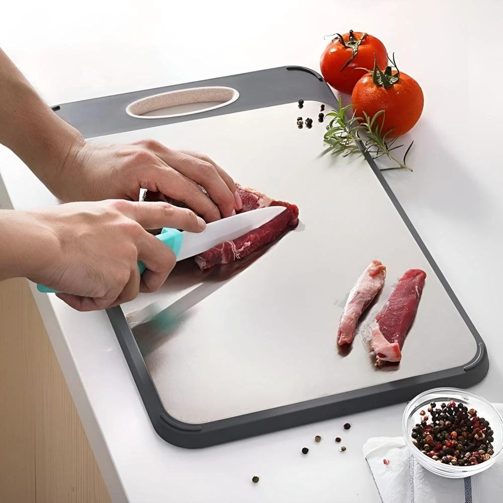 Reversible Stainless Steel Cutting Board