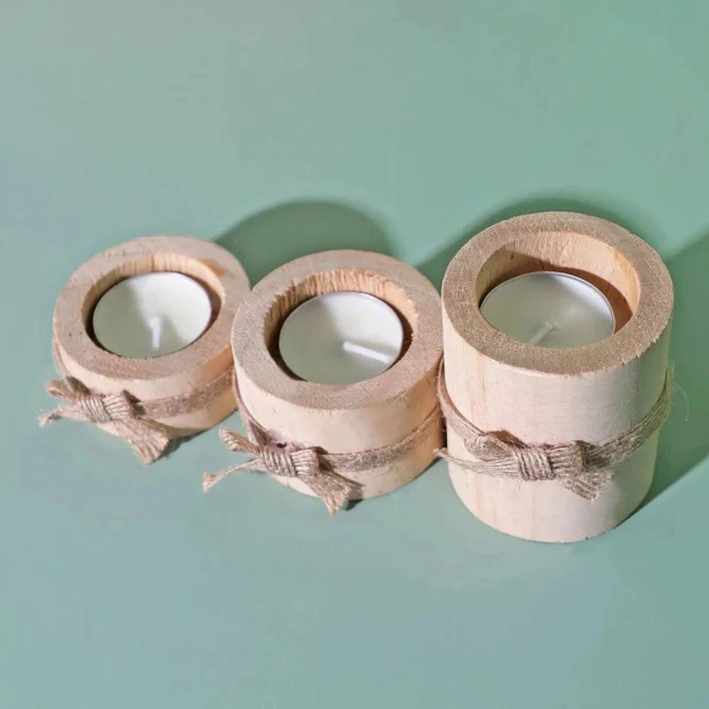 Bamboo Essence Candle Holders | 3 sets