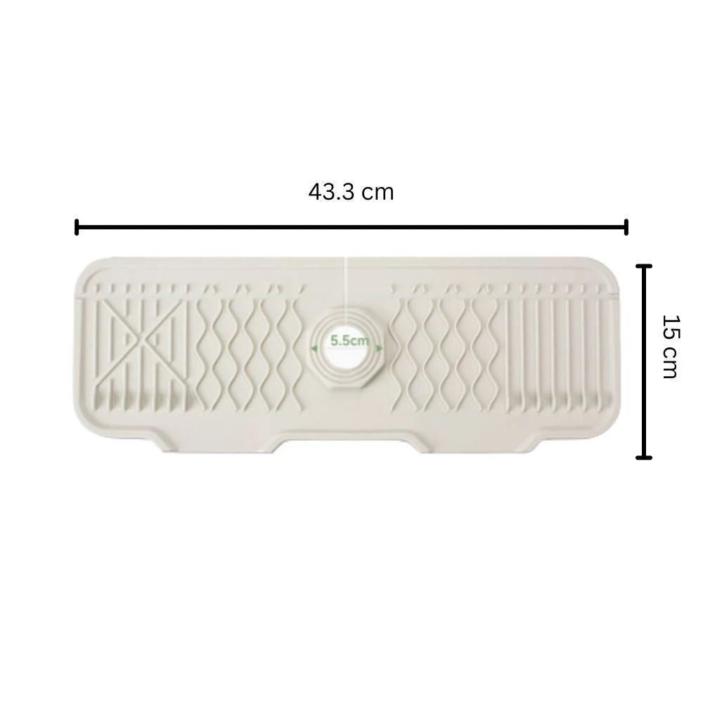 Aqua Slope Rubber Faucet Sink Mat