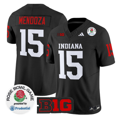 #15 Fernando Mendoza Jersey Indiana Hoosiers 2026 Rose Bowl Stitched