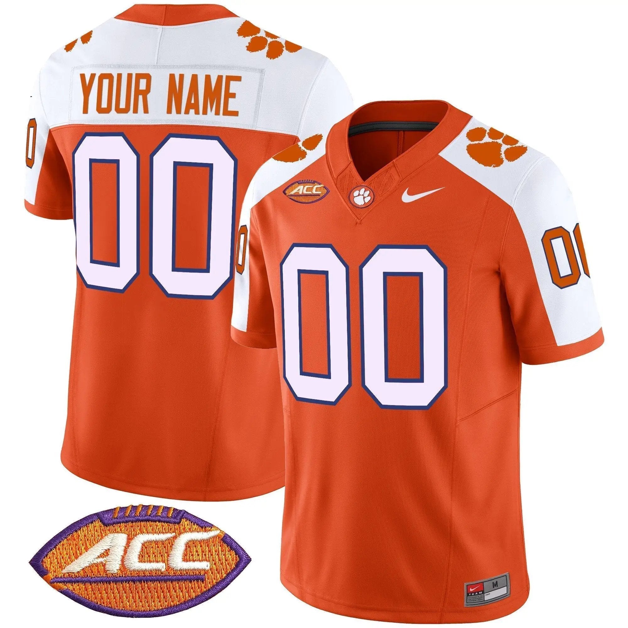 Clemson Tigers Football 2025 Vapor Limited Custom Jersey