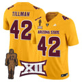Men Arizona State Sun Devils 2024 Pat Tillman Honoring Patch Vapor Limited Jersey V2 Stitched