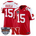 Men Nebraska Cornhuskers Football 2025 Pinstripe Bowl Patch Vapor Limited Jersey