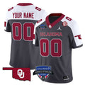 Oklahoma Sooners Football 2025 Armed Forces Bowl Patch Vapor Limited Custom Jersey