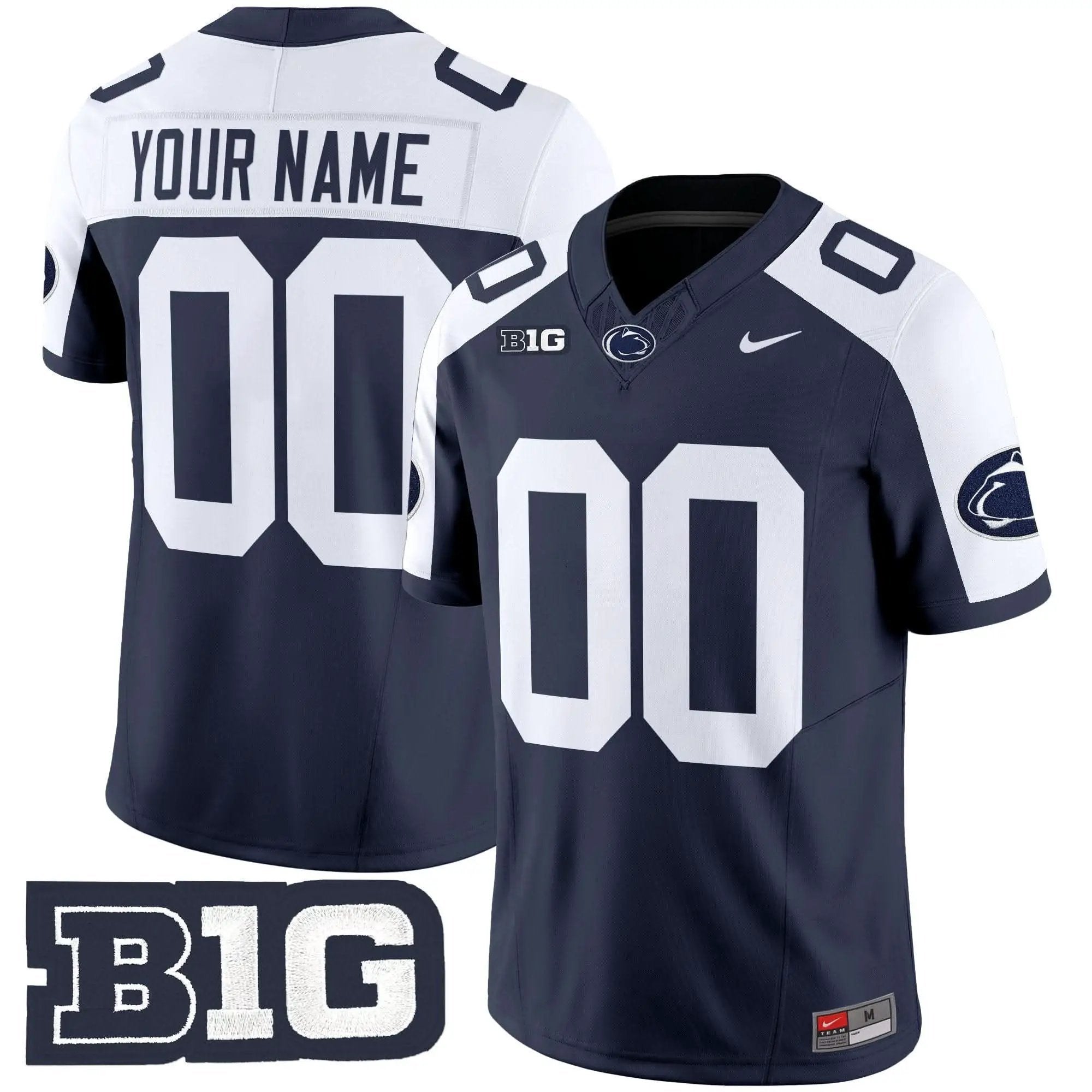 Penn State Nittany Lions Football 2025 Vapor Limited Custom Jersey