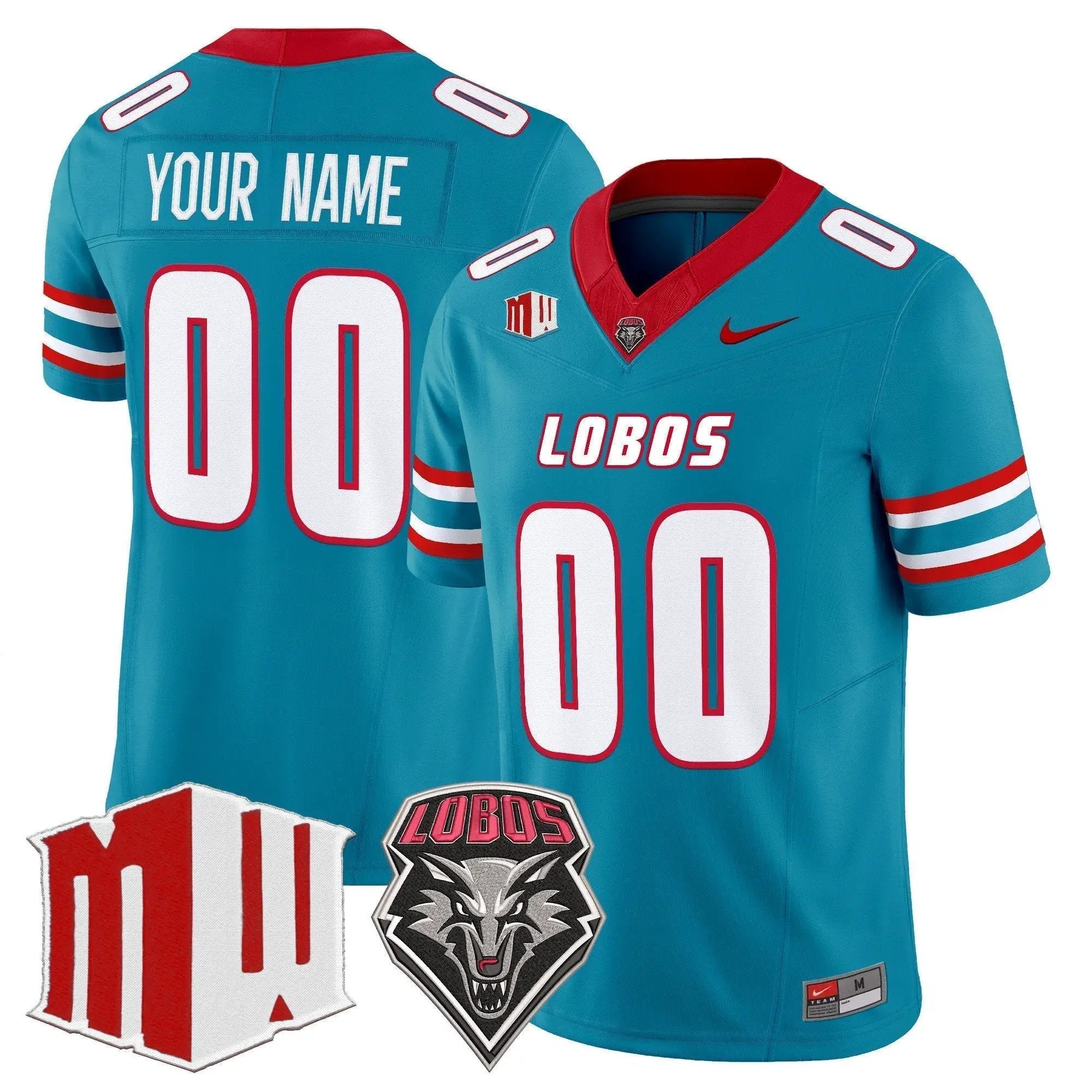 New Mexico Lobos 2025 Football Vapor Limited Custom Jersey Stitched
