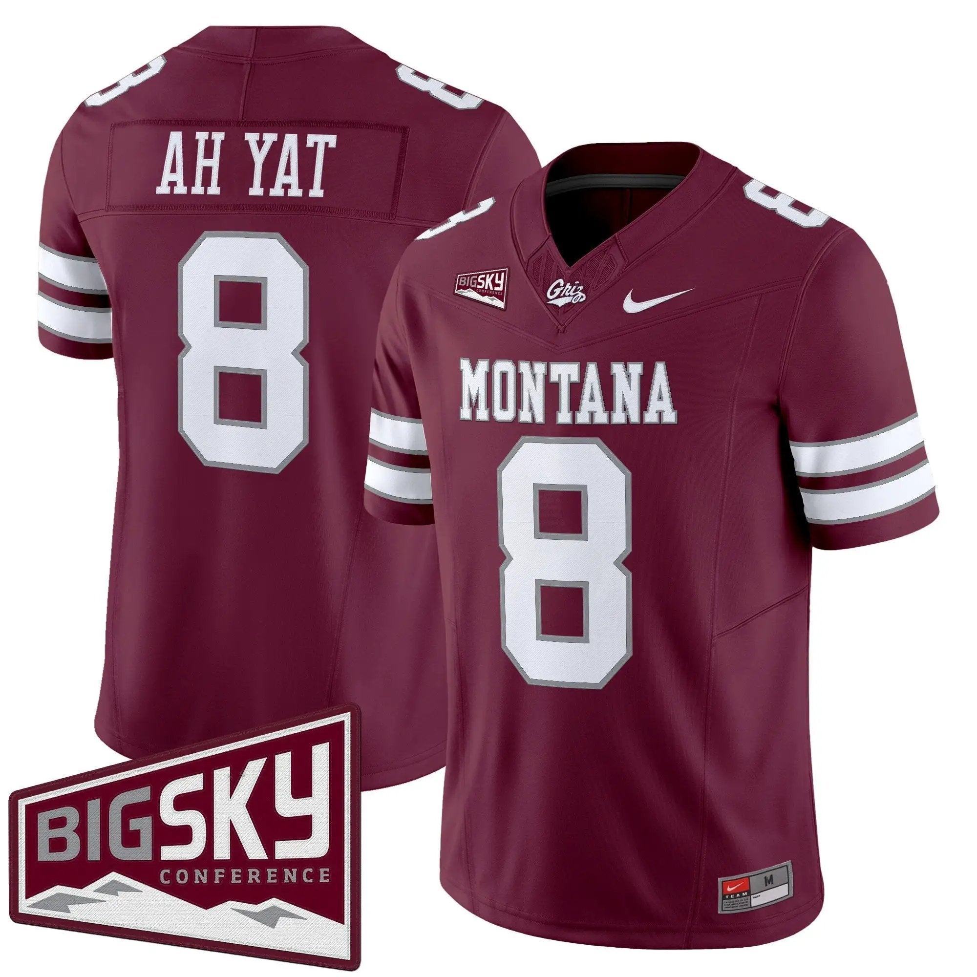 Men Montana Grizzlies Football 2025 Vapor Limited Jersey