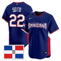 Men Team Dominican Republic World Baseball Classic Vapor Premier Jersey - All Stitched
