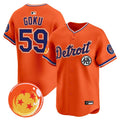 Men Detroit Tigers x Dragon Ball Vapor Premier Limited Jersey - All Stitched