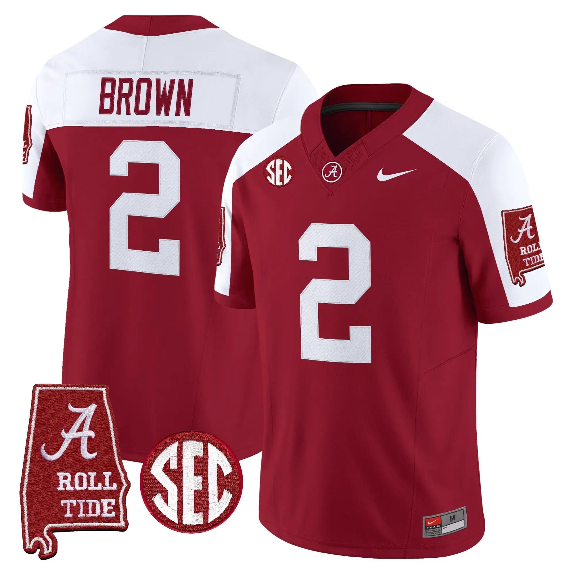 BAMA 2026 Vapor Limited Jersey - Alabama Map - Stitched
