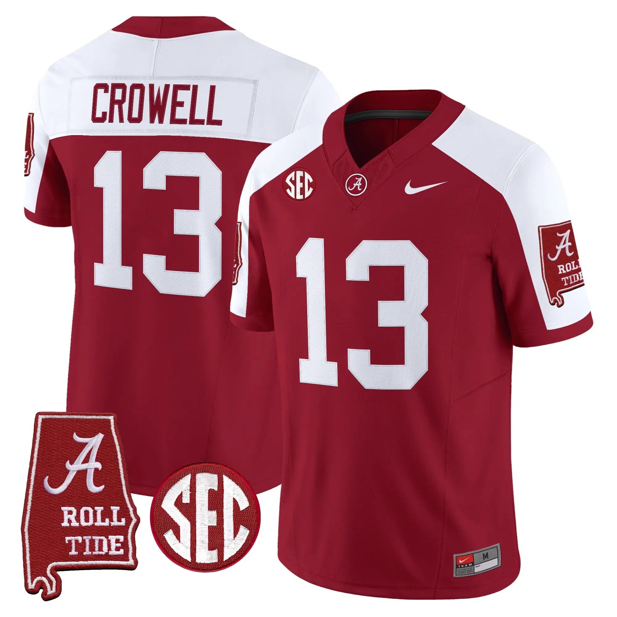 BAMA 2026 Vapor Limited Jersey - Alabama Map - Stitched