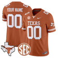 TEX 2026 State Map & SEC Patch Vapor Limited Custom Jersey - Stitched