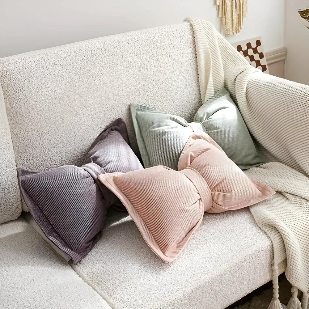 Bowknot Decorative Cushion Pillow