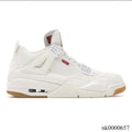 Air Jordan 4 Retro Levi’s White (Levi’s Tag) Shoes
