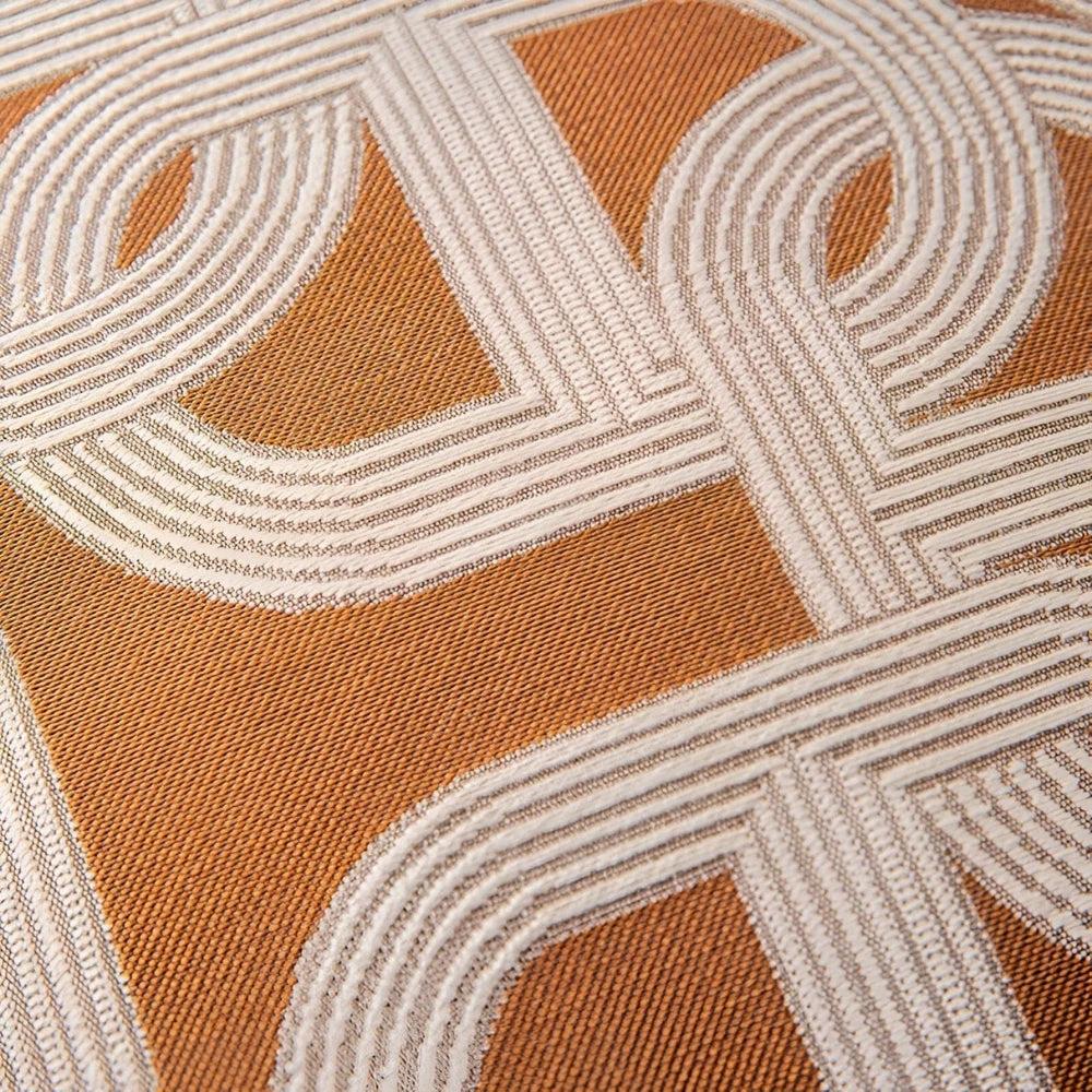 Modern Interlock Pattern Cushion Cover