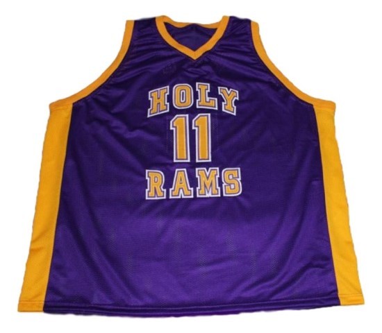 John Wall Jersey #11 Holy Rams High School Basketball Purple