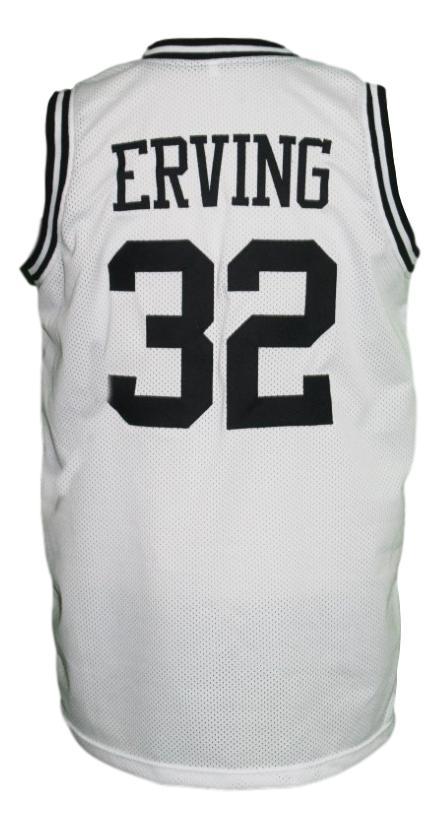 Julius Erving Dr J Jersey #32 Massachusetts College Basketball Sewn White