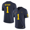 1 Andrel Anthony Alumni Men’s Michigan Wolverines Football Jersey Stitched