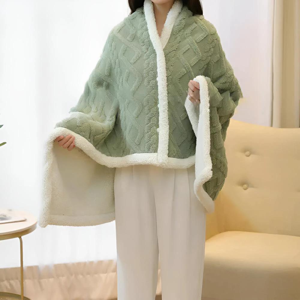 Fluffy Comfort Cloak Blanket