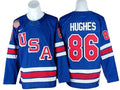 2026 Winter Olympics Team USA #86 Jack Hughes Blue Hockey Jersey
