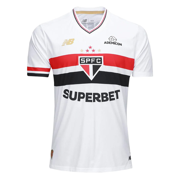 Sao Paulo FC L. GUSTAVO 16 Home 2025-26 Jersey – White