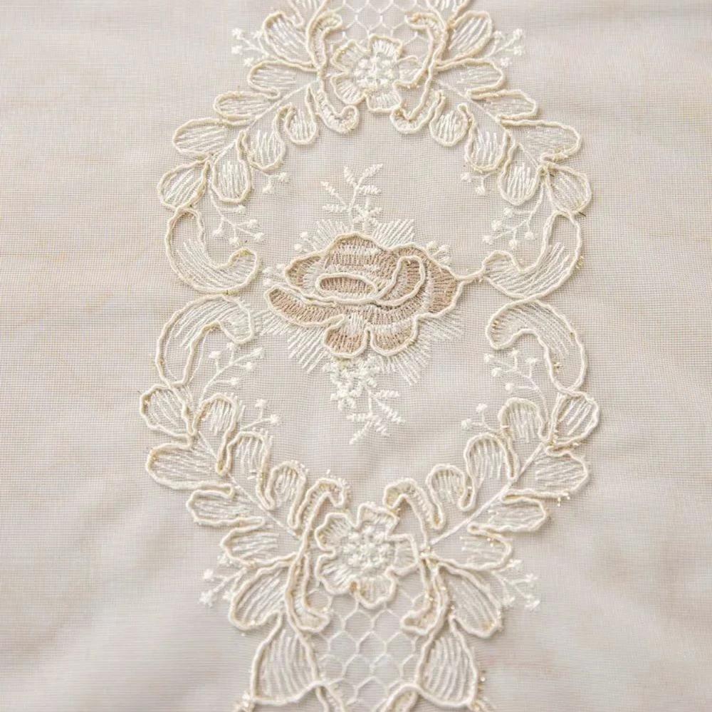 Elyvia Embroidered Classic Sheer Lace Curtain