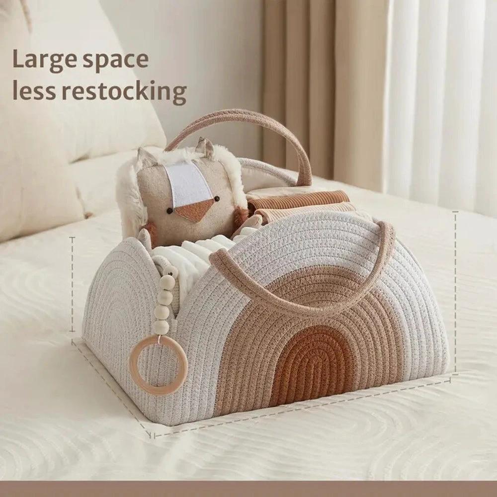 Neutral Tone Baby Storage Organizer