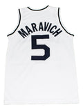Pete Maravich Jersey #5 Daniel High School New Basketball White