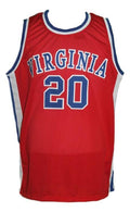 Mike Barrett Jersey #20 Virginia Squires Aba Retro Basketball Red