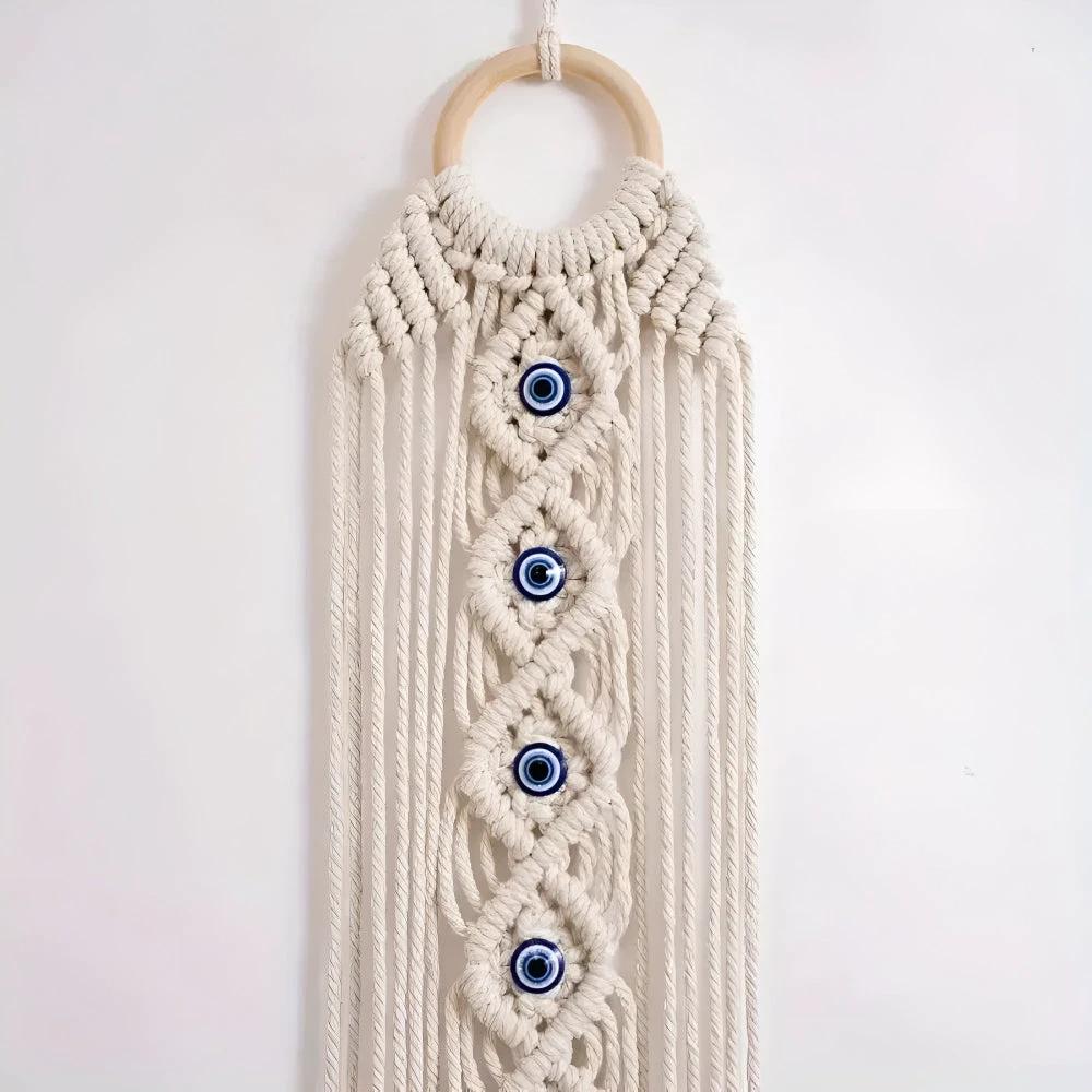 Eye-Beads Bohemian Macrame Wall Decor