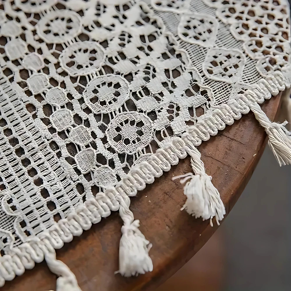 Chic Bohemian Crochet Curtain
