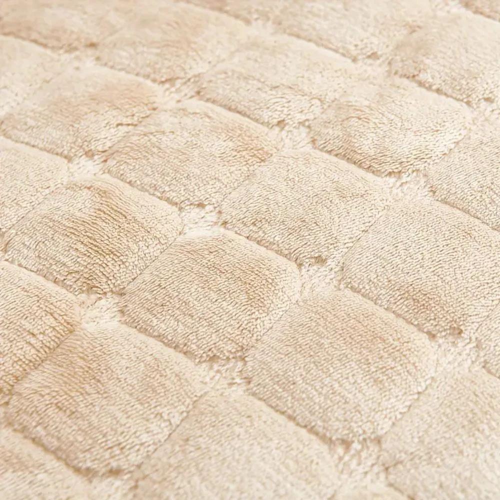 Velvet Grid Recliner Cover
