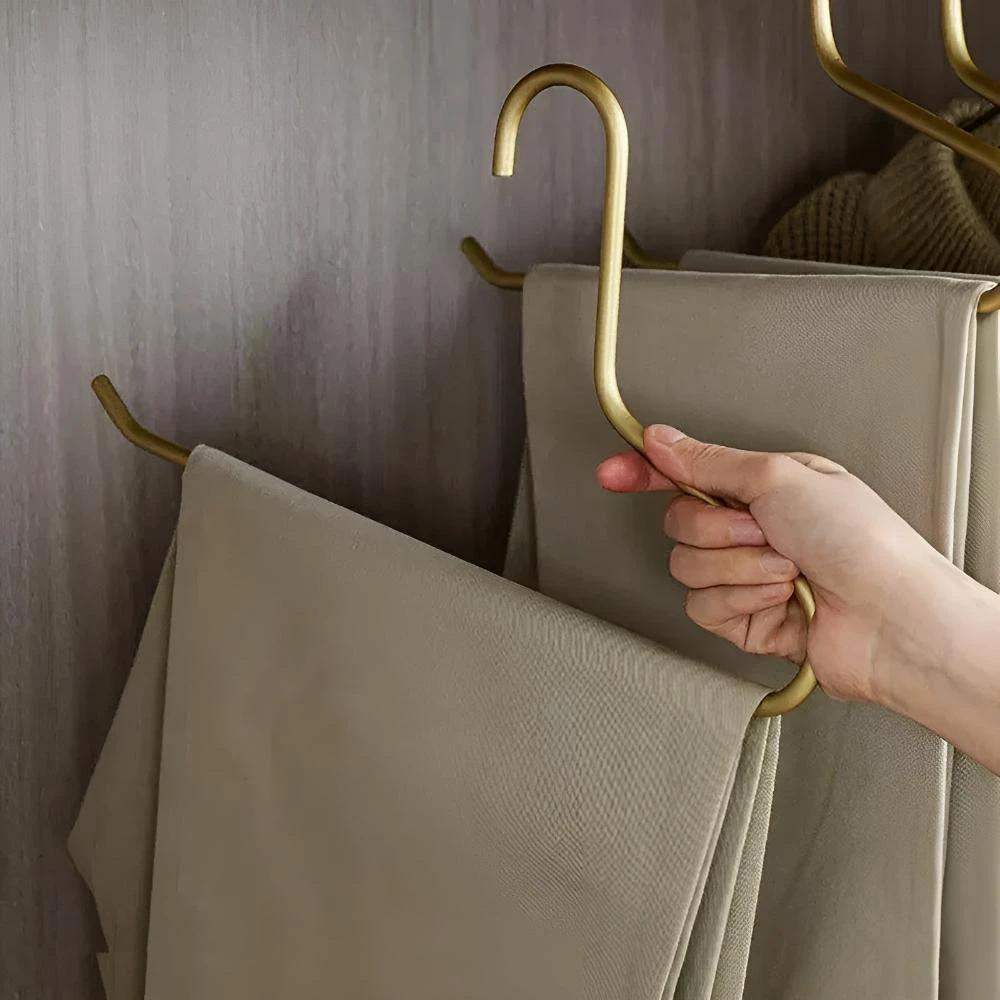 Minimalist Metal Wardrobe Hangers | 5Pcs