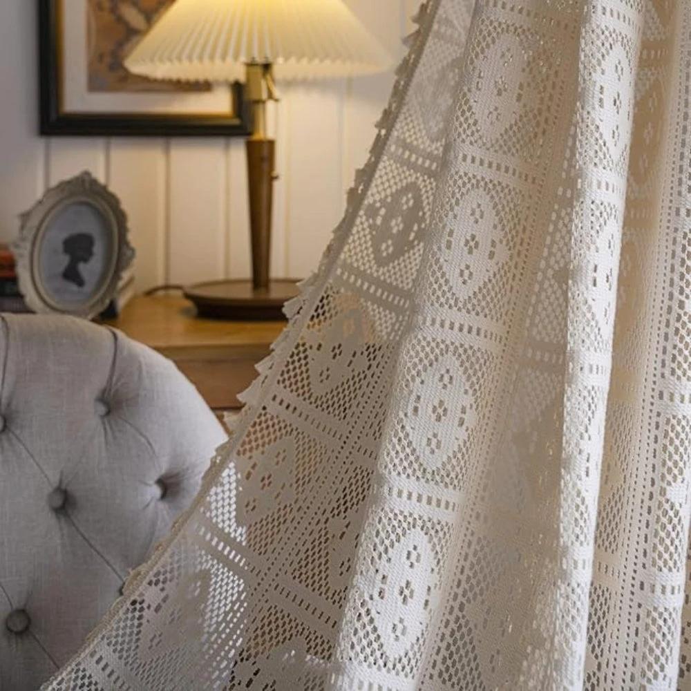 Rhombus Plaid Diamond Pattern Curtain