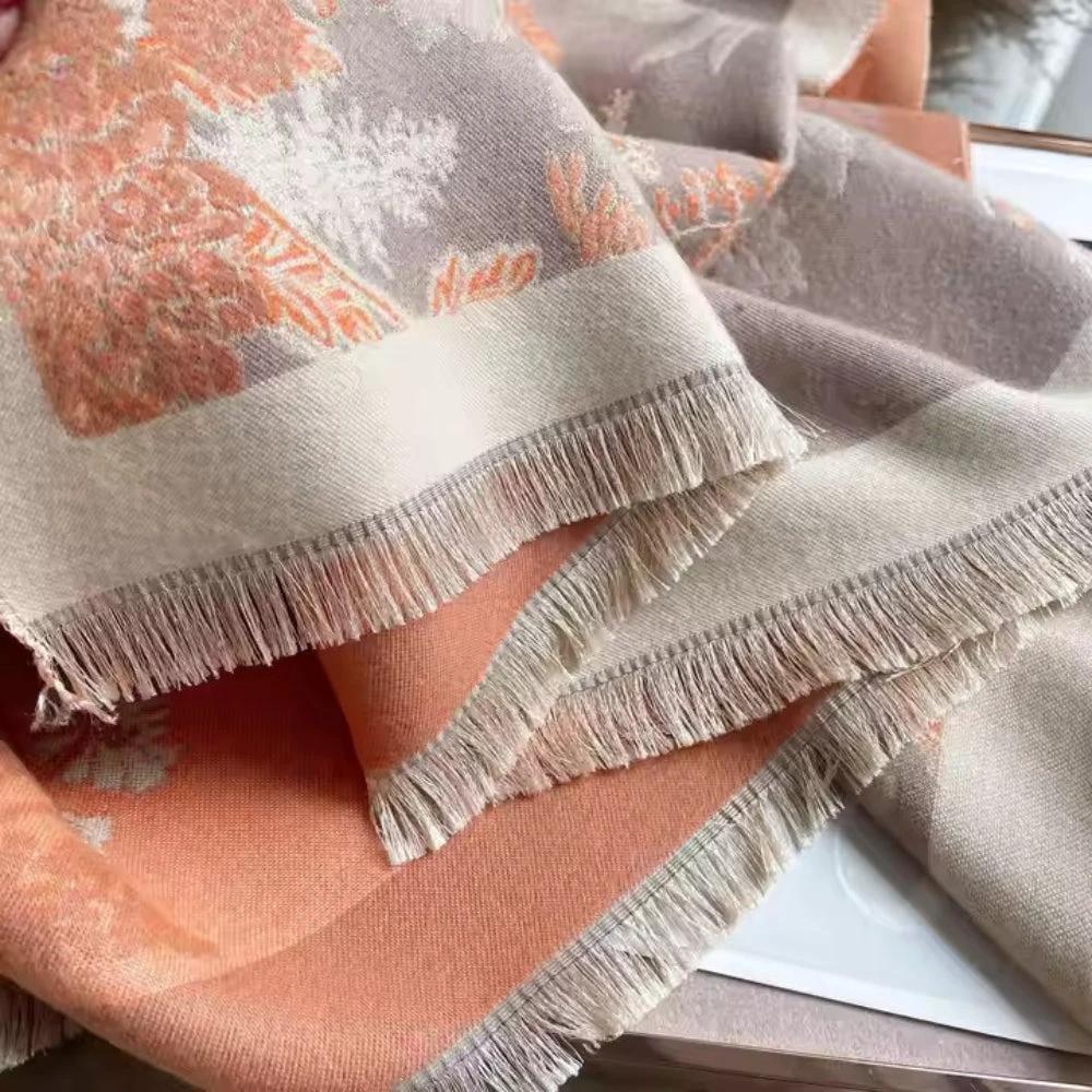 Nuvé Floral Soft Double Sided Scarf