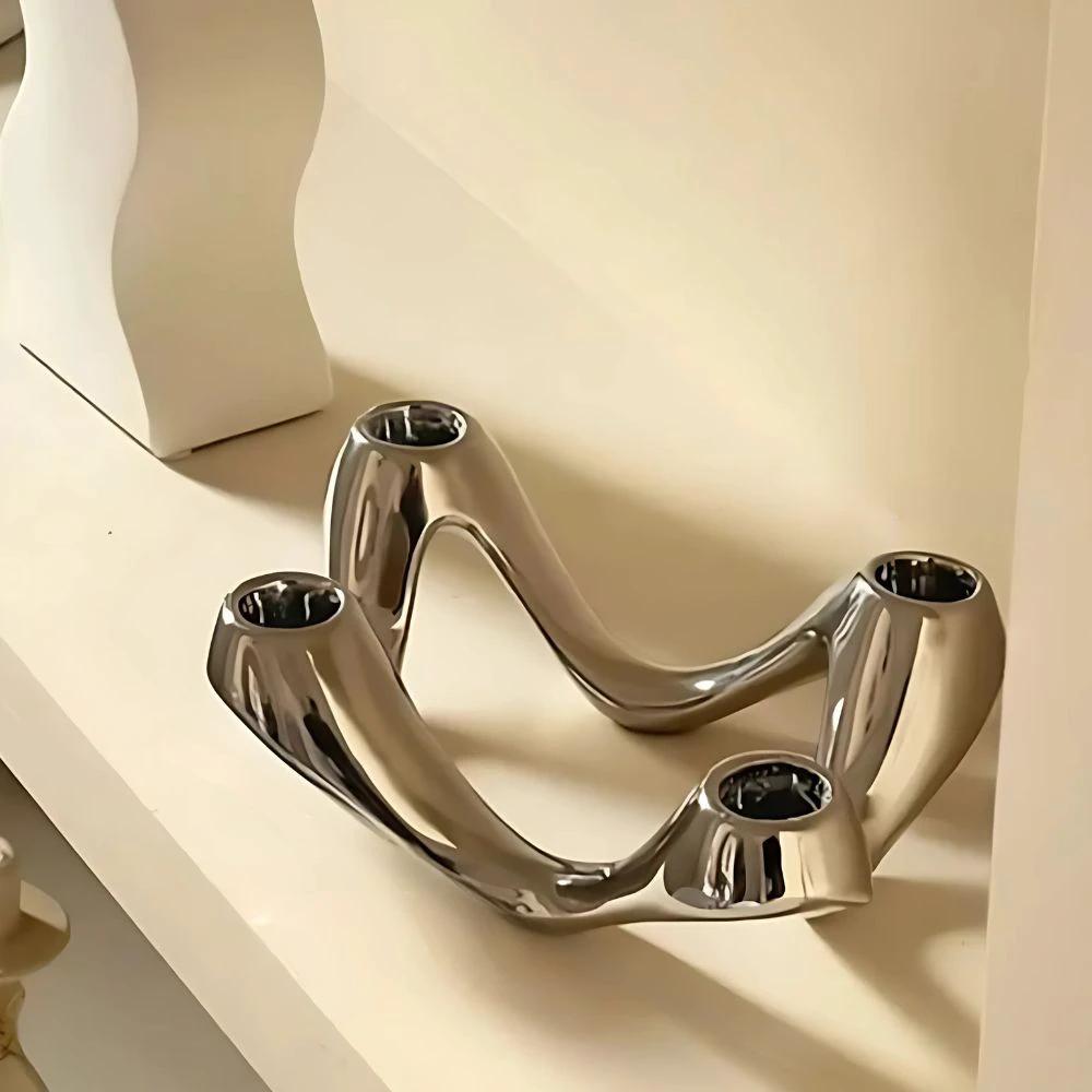 Cosmic Ripple Candle Holder