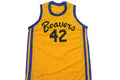 Howard Jersey #42 Beavers Teen Wolf Basketball Yellow