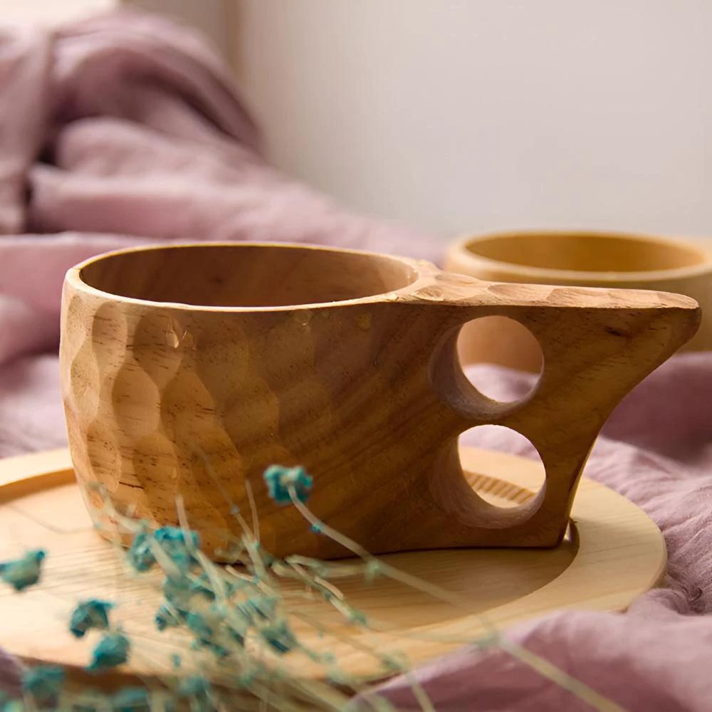 Rubberwood Artisan Mug Collection