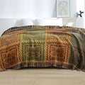 Mandala Tassel Throw Blanket