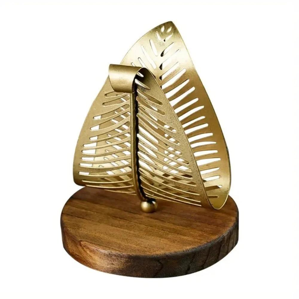 Iron Leaf Shape Tissue Holder