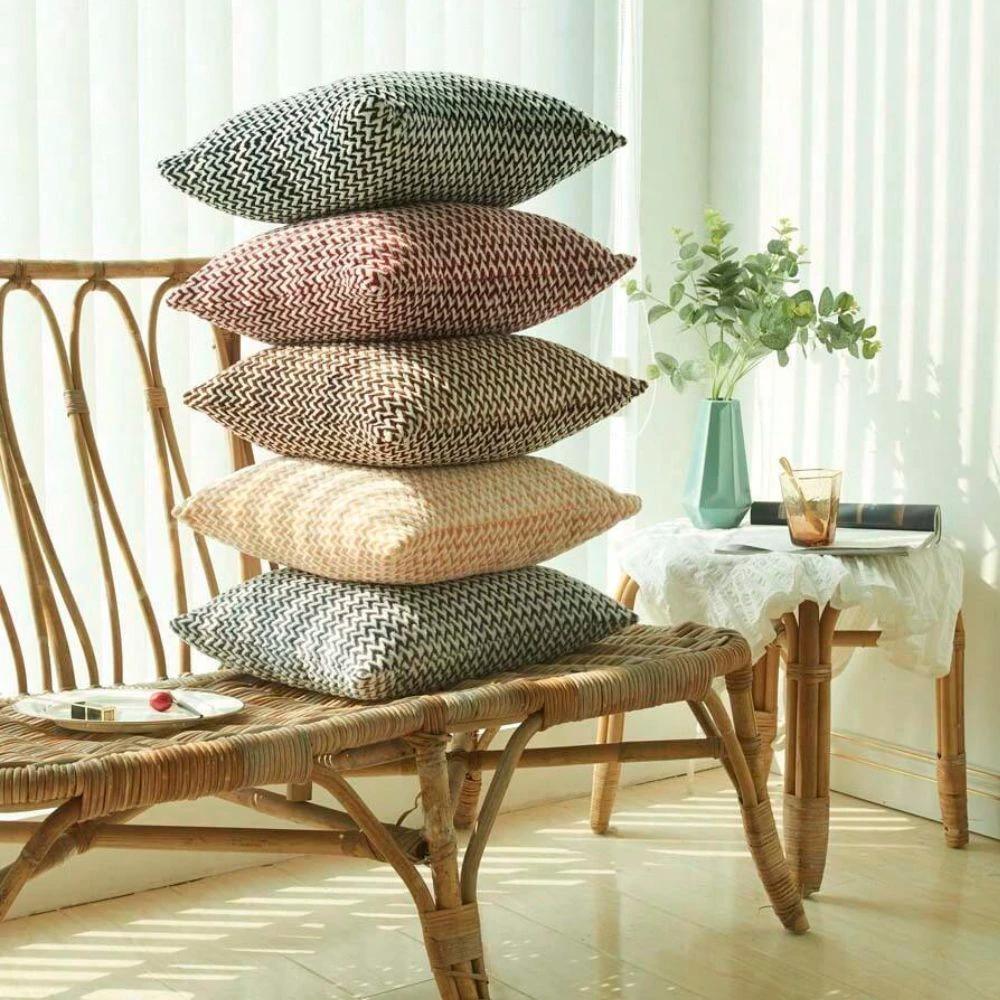 Lush Chevron Cushion Covers