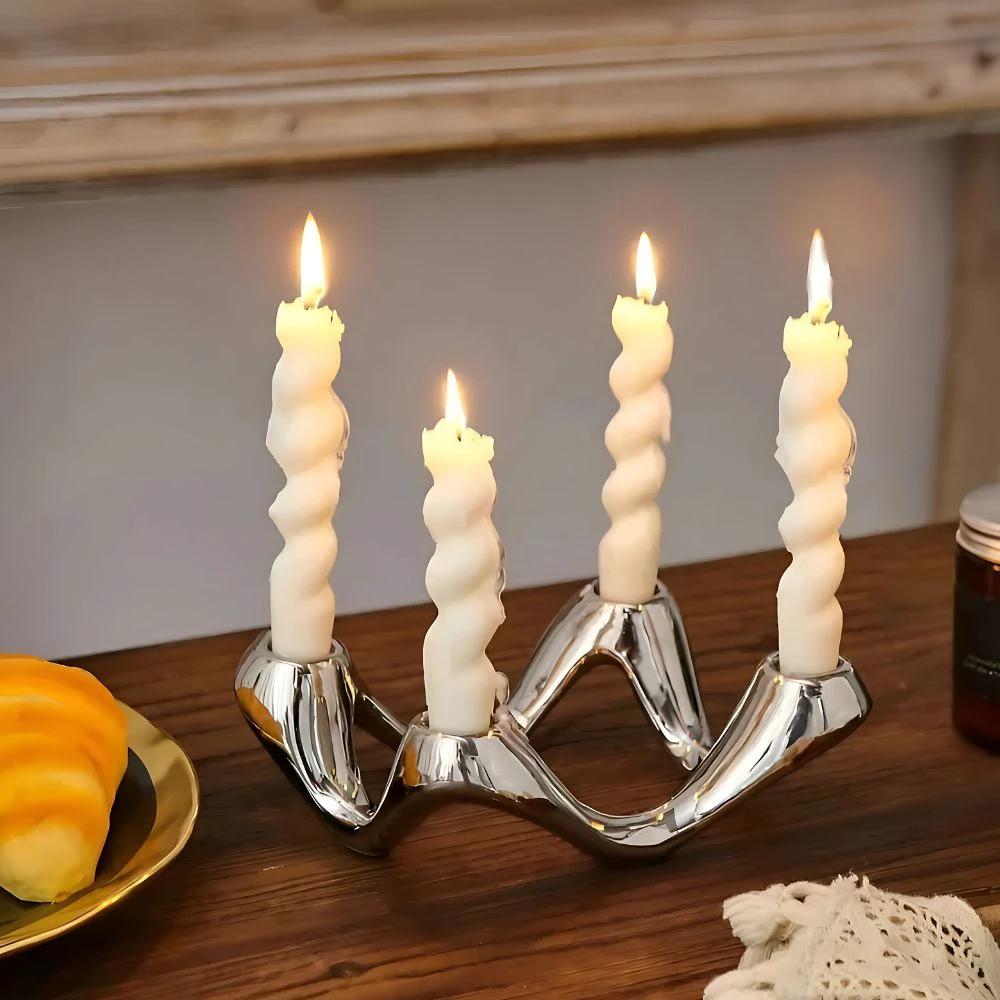 Cosmic Ripple Candle Holder