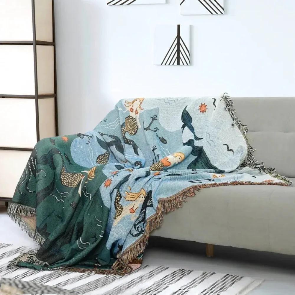 Underwater Mermaid Sofa Cover
