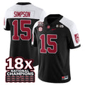 Men Alabama Crimson Tide 18x-Time National Champions Vapor Limited Football Jersey