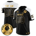 Custom Indiana Hoosiers Football Vapor Limited Football Gold Jersey - Rose Bowl
