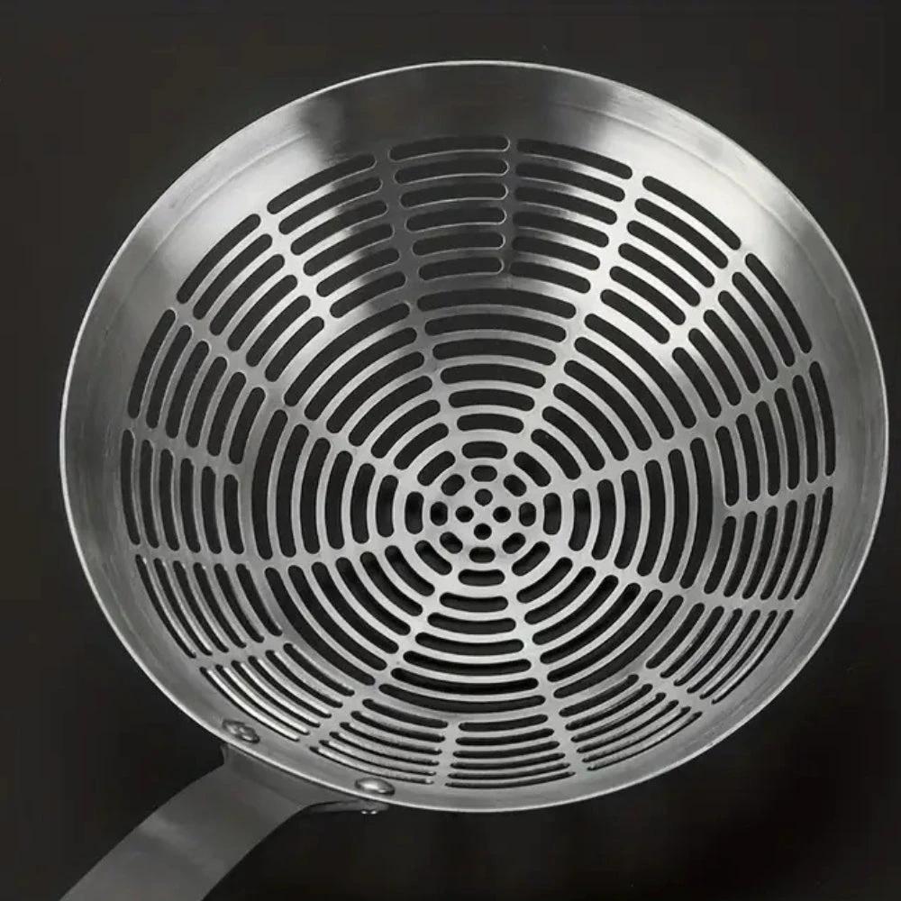 Stainless Steel Wooden Strainer Ladle